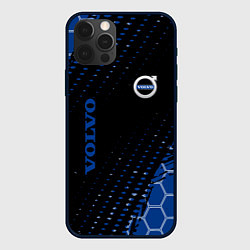 Чехол iPhone 12 Pro Volvo - Вольво Sport соты