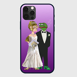 Чехол для iPhone 12 Pro Свадьба - Чертовски привлекательные, цвет: 3D-черный