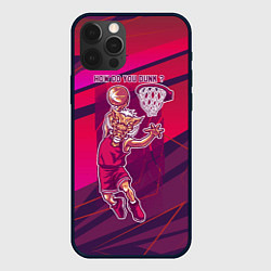 Чехол iPhone 12 Pro Баскетбол кабан