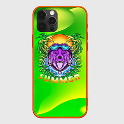 Чехол iPhone 12 Pro Summer dog Собачка