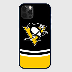 Чехол iPhone 12 Pro Pittsburgh Penguins Питтсбург Пингвинз