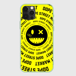 Чехол iPhone 12 Pro Счастливый Смайлик Yellow Dope Street Market