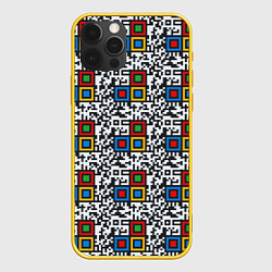 Чехол iPhone 12 Pro QR код - паттерн