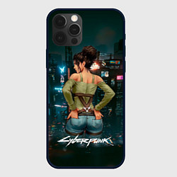 Чехол для iPhone 12 Pro Panam Панам Cyberpunk2077, цвет: 3D-черный