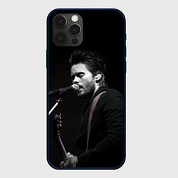 Чехол для iPhone 12 Pro Джаред Лето 30 Seconds To Mars, цвет: 3D-черный