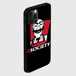 Чехол для iPhone 12 Pro FSOCIETY HACKING, цвет: 3D-черный — фото 2