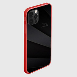 Чехол для iPhone 12 Pro JAGUR ЯГУАР autosport, цвет: 3D-красный — фото 2