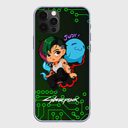 Чехол iPhone 12 Pro Judy art cyberpunk 2077