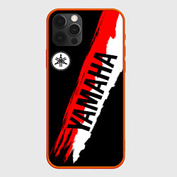 Чехол для iPhone 12 Pro YAMAHA - ЯМАХА DOUBLE LINE, цвет: 3D-красный