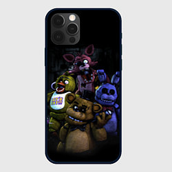 Чехол iPhone 12 Pro Five Nights at Freddys - FNAF персонажи игры