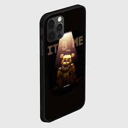 Чехол для iPhone 12 Pro Five Nights at Freddys - мишка Фредди, цвет: 3D-черный — фото 2