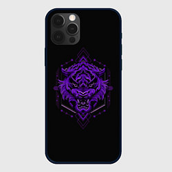 Чехол iPhone 12 Pro Демон Тигр