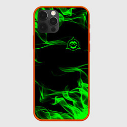 Чехол для iPhone 12 Pro Battletoads огонь, цвет: 3D-красный