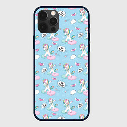Чехол iPhone 12 Pro Dab Единороги