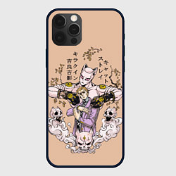 Чехол для iPhone 12 Pro KILLER QUEEN Йошикаге Кира JOJO PART 4, цвет: 3D-черный