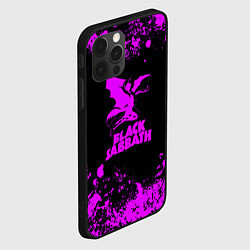 Чехол для iPhone 12 Pro Black Sabbath metal, цвет: 3D-черный — фото 2