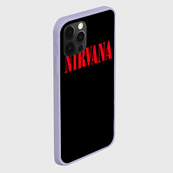 Чехол для iPhone 12 Pro Nirvana in Red, цвет: 3D-светло-сиреневый — фото 2