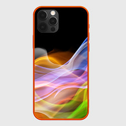 Чехол iPhone 12 Pro Цветной дым Color pattern