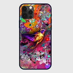 Чехол iPhone 12 Pro Колибри Floral Pattern