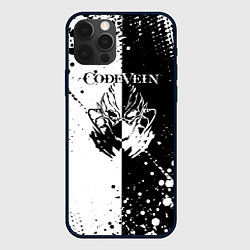 Чехол для iPhone 12 Pro Code vein черное белое, цвет: 3D-черный