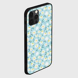Чехол для iPhone 12 Pro Весенние ромашки, цвет: 3D-черный — фото 2