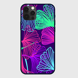 Чехол для iPhone 12 Pro Neon color pattern Fashion 2023, цвет: 3D-черный