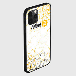 Чехол для iPhone 12 Pro Fallout 76 Жёлтая выжженная пустошь, цвет: 3D-черный — фото 2