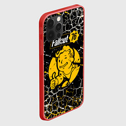 Чехол для iPhone 12 Pro Fallout 76 bethesda, цвет: 3D-красный — фото 2
