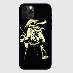 Чехол для iPhone 12 Pro Ниндзя-воин, цвет: 3D-черный