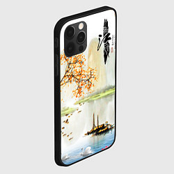 Чехол для iPhone 12 Pro China Landscape, цвет: 3D-черный — фото 2
