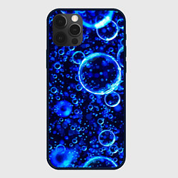 Чехол iPhone 12 Pro Пузыри воздуха в воде Pattern