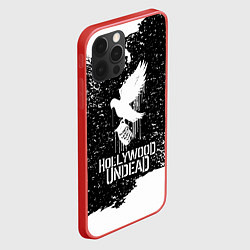Чехол для iPhone 12 Pro Hollywood Undead - CHAOS Out Now, цвет: 3D-красный — фото 2