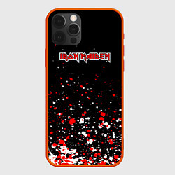 Чехол для iPhone 12 Pro Iron maiden, цвет: 3D-красный