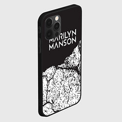 Чехол для iPhone 12 Pro Marilyn manson, цвет: 3D-черный — фото 2