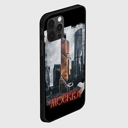 Чехол для iPhone 12 Pro Москоу Сити, цвет: 3D-черный — фото 2
