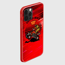 Чехол для iPhone 12 Pro QUAD BIKE Квадроцикл, цвет: 3D-красный — фото 2
