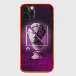 Чехол iPhone 12 Pro Vaporwave Statue You Blew My Mind