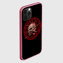 Чехол для iPhone 12 Pro Джиперс Криперс и пентограмма, цвет: 3D-малиновый — фото 2