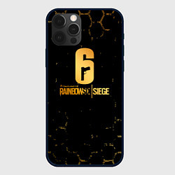 Чехол для iPhone 12 Pro Rainbow six siege соты, цвет: 3D-черный