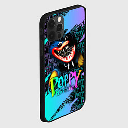 Чехол для iPhone 12 Pro POPPY PLAYTIME HAGGY WAGGY - ПОППИ ПЛЕЙТАЙМ цветно, цвет: 3D-черный — фото 2