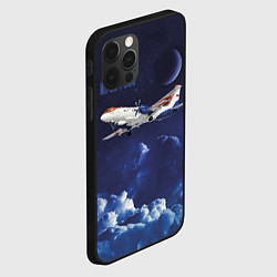 Чехол для iPhone 12 Pro Пассажирский самолет Ил-114-300, цвет: 3D-черный — фото 2