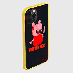 Чехол для iPhone 12 Pro ROBLOX - СВИНКА ПИГГИ, цвет: 3D-желтый — фото 2