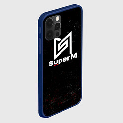 Чехол для iPhone 12 Pro Superm мелкие брызги красок, цвет: 3D-тёмно-синий — фото 2