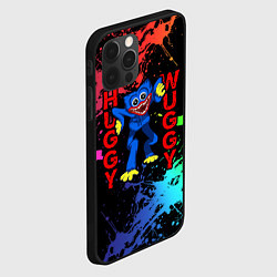 Чехол для iPhone 12 Pro POPPY PLAYTIME HAGGY WAGGY ХАГГИ ВАГГИ НЕОН, цвет: 3D-черный — фото 2