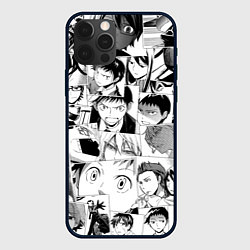 Чехол для iPhone 12 Pro Durarara pattern, цвет: 3D-черный