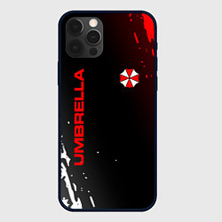Чехол для iPhone 12 Pro Resident evil амбрелла, цвет: 3D-черный