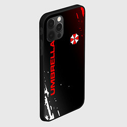 Чехол для iPhone 12 Pro Resident evil амбрелла, цвет: 3D-черный — фото 2
