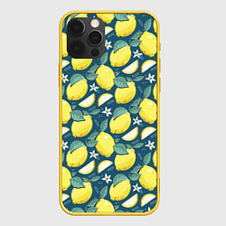 Чехол iPhone 12 Pro Cute lemon pattern