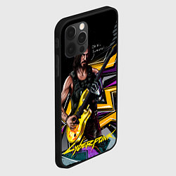 Чехол для iPhone 12 Pro Johnny Cyberpunk2077, цвет: 3D-черный — фото 2