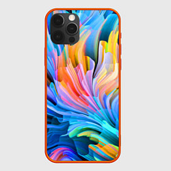 Чехол iPhone 12 Pro Красочный абстрактный паттерн Лето Colorful Abstra